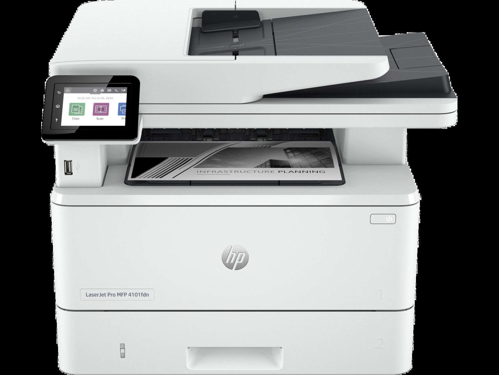 BildeHP LaserJet Pro MFP 4102fdn mono printer