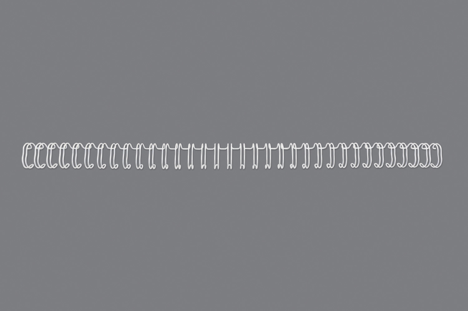 GBC Binding wire 2:1 NO12 19mm A4 white (200)