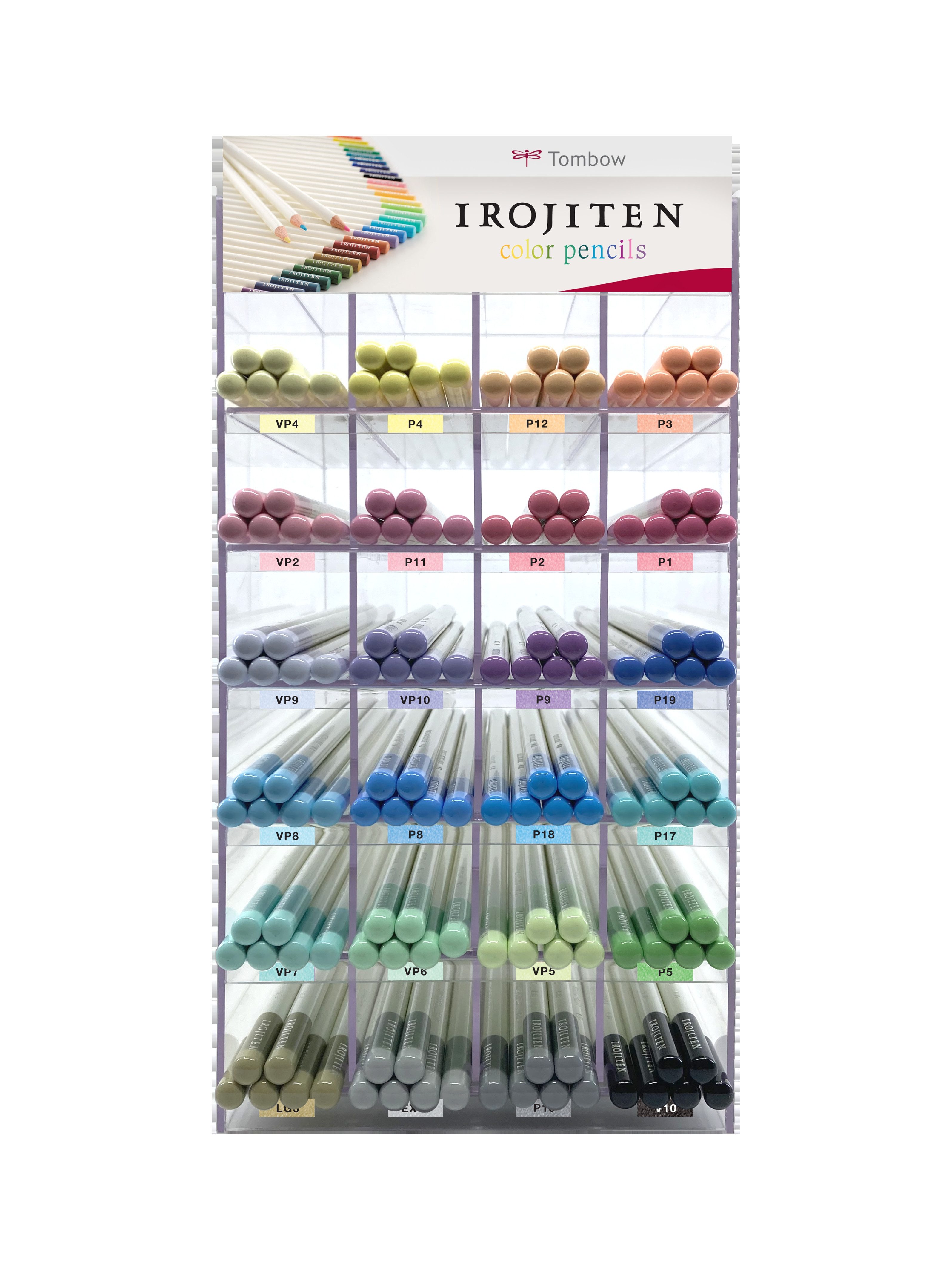 BildeTombow pencil Irojiten content for display Pastel (144)