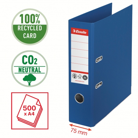 Binder LAF No1 POB CO²-comp A4 75mm blue