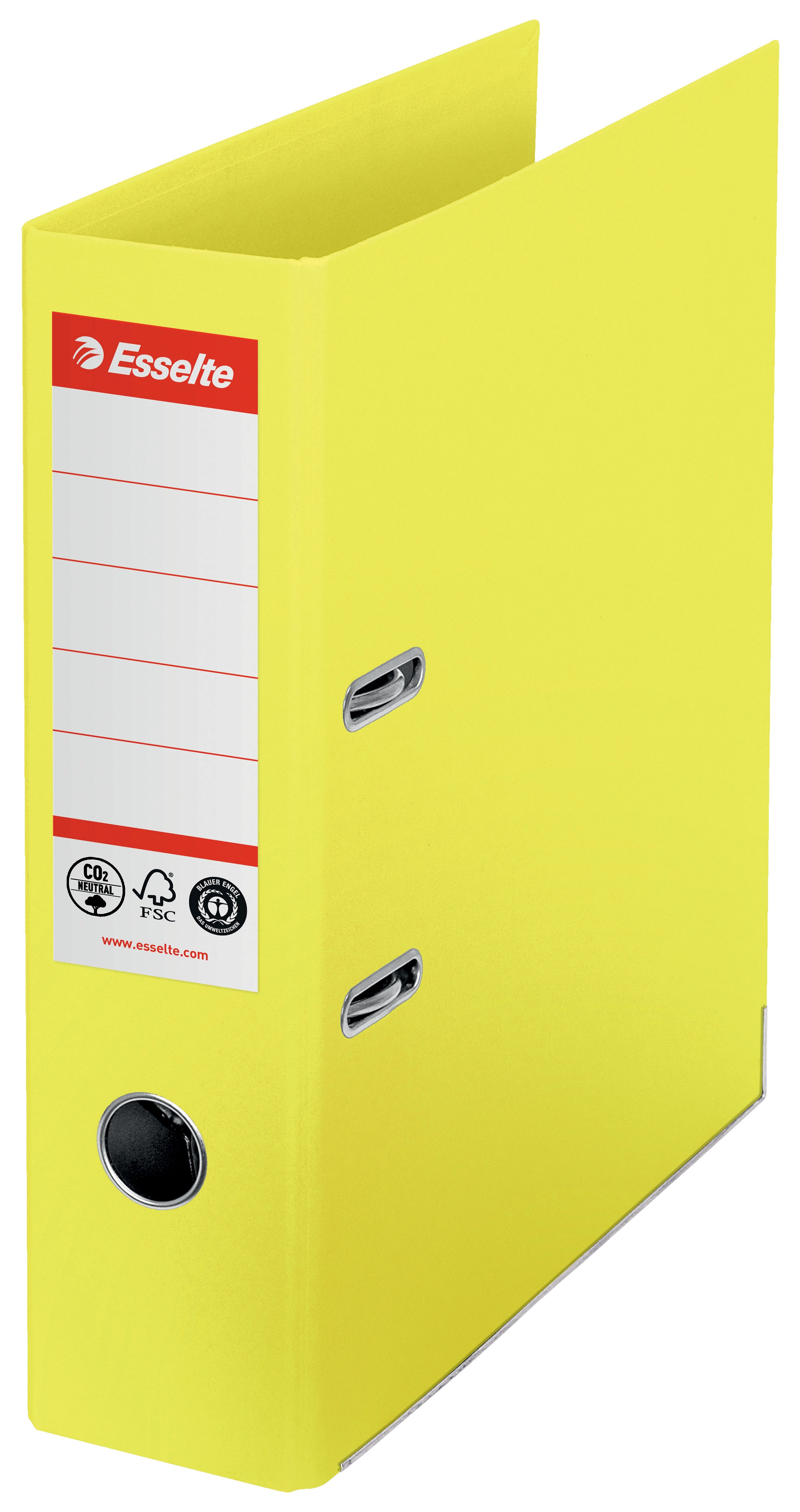 Binder LAF No1 POB CO²-comp A4 75mm yellow