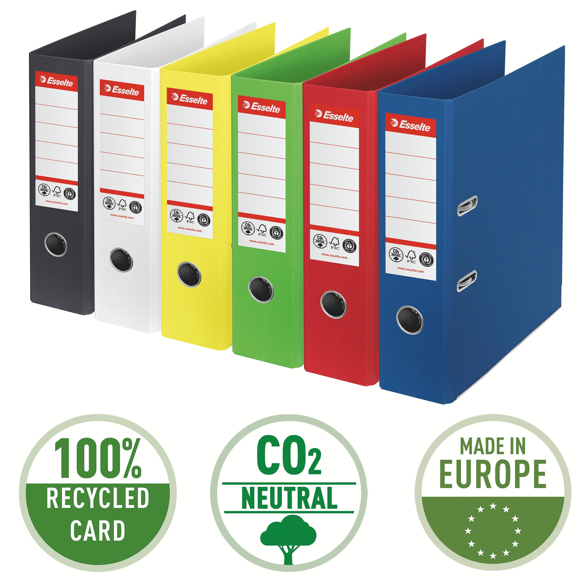 Binder LAF No1 POB CO²-comp A4 75mm white
