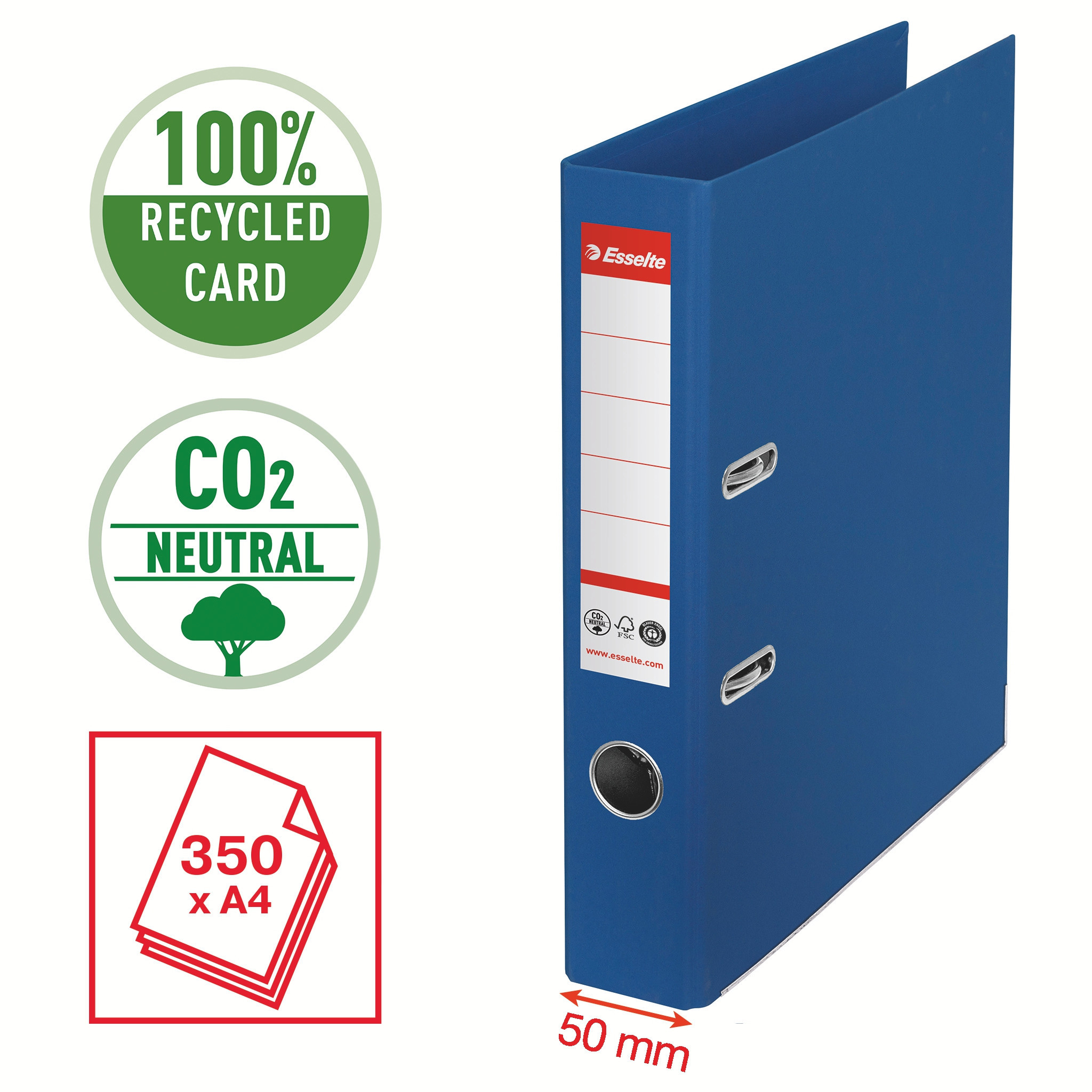 BildeBinder LAF No1 POB CO²-comp A4 50mm blue