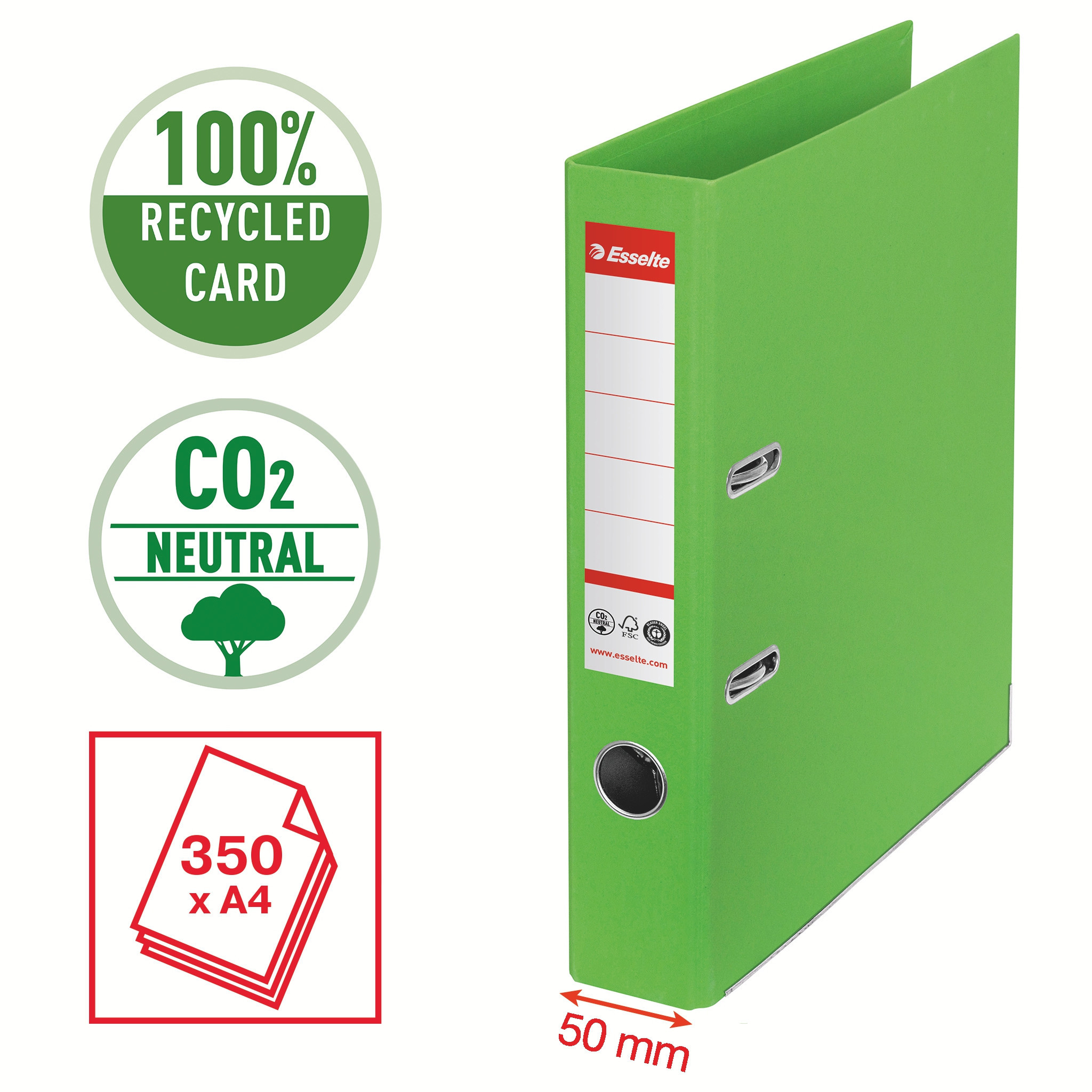 BildeBinder LAF No1 POB CO²-comp A4 50mm green