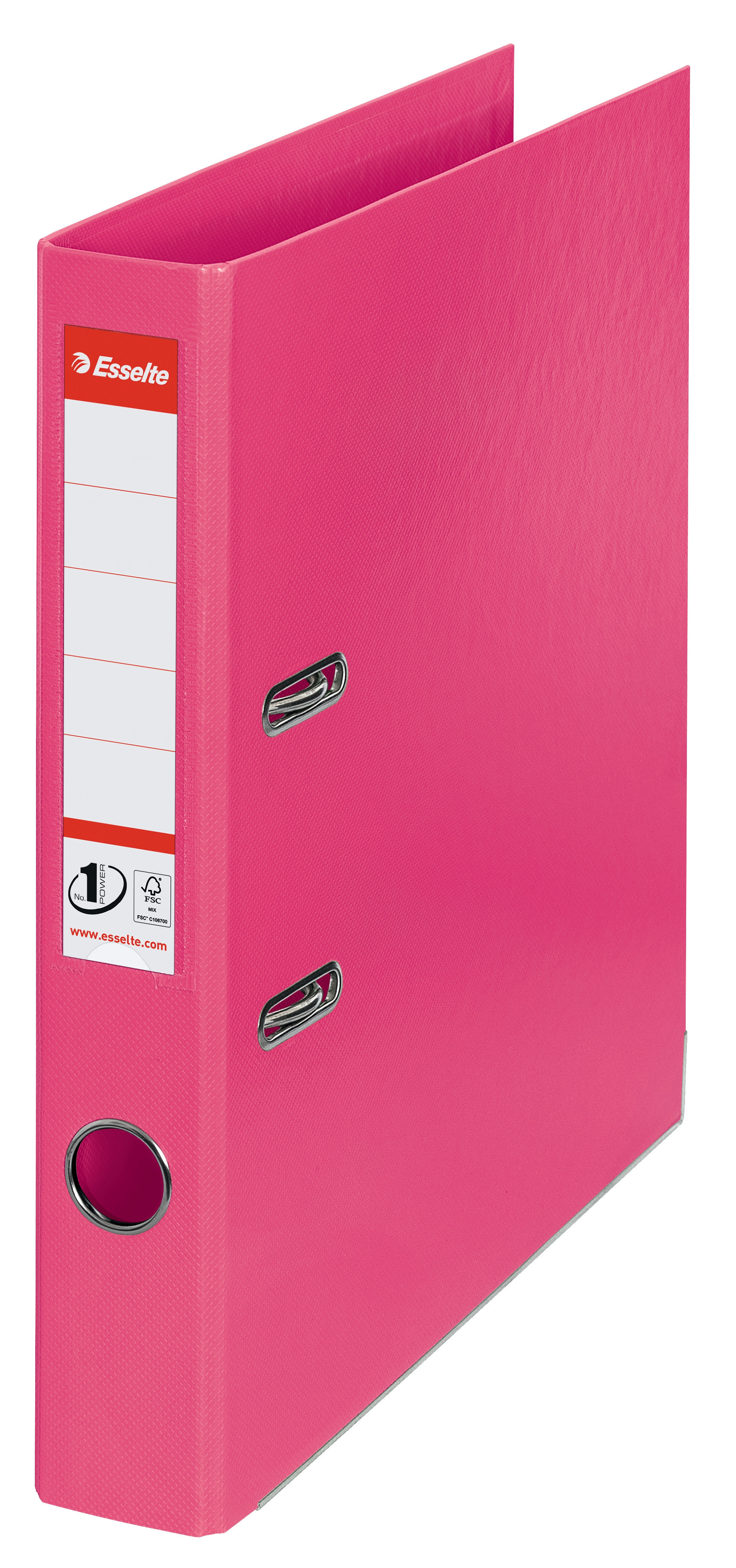 BildeEsselte Smalordner No1 PP A4/50 fuksia