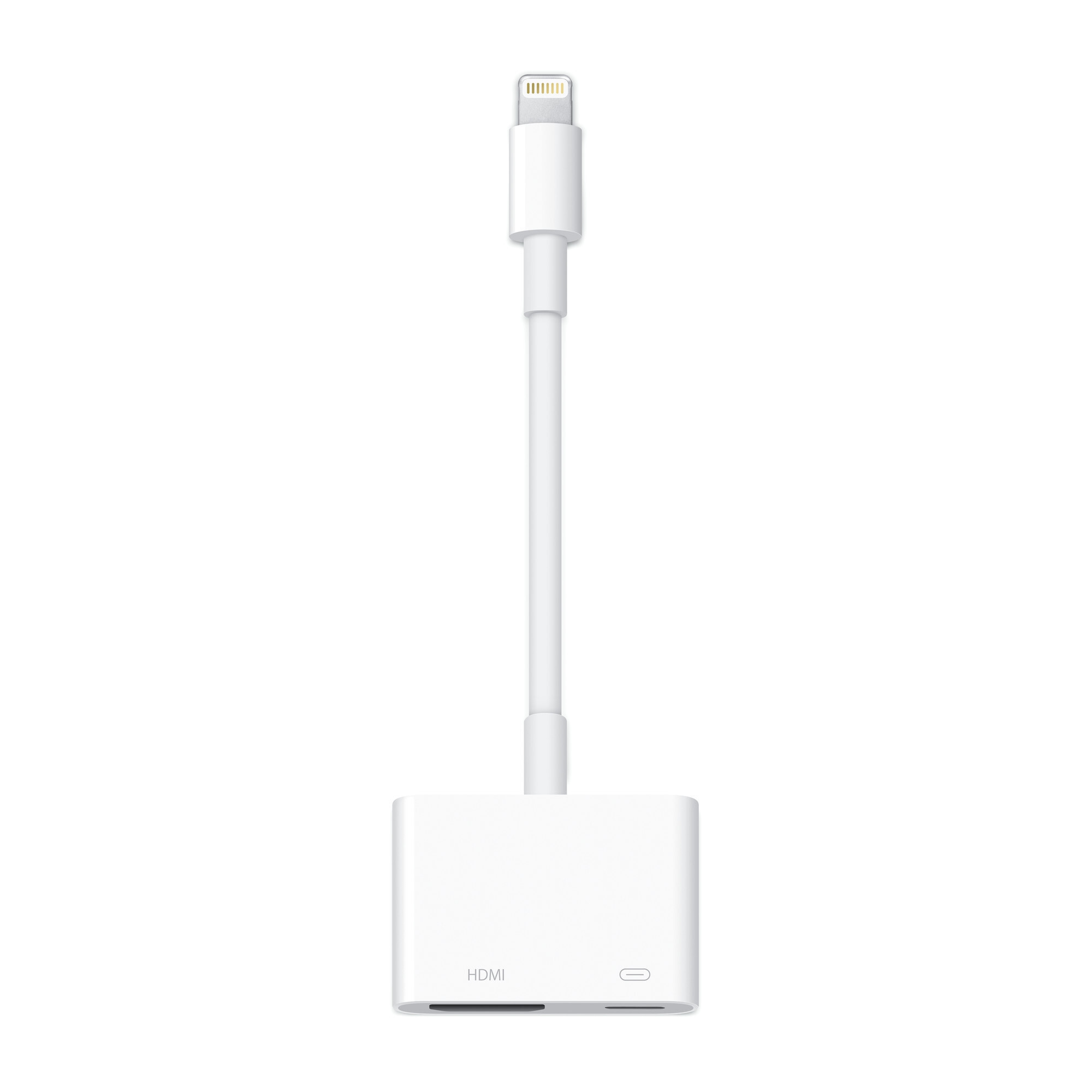 BildeApple Lightning to HDMI Digital AV Adapter, White