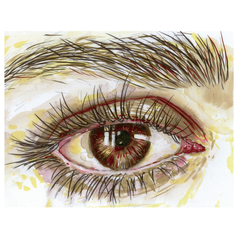 ZIG Akvarellpenn Clean Color Real Brush 6-sett Portrait colo