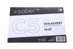 Forbruker Konvolutt C5 gmd hvit (10)