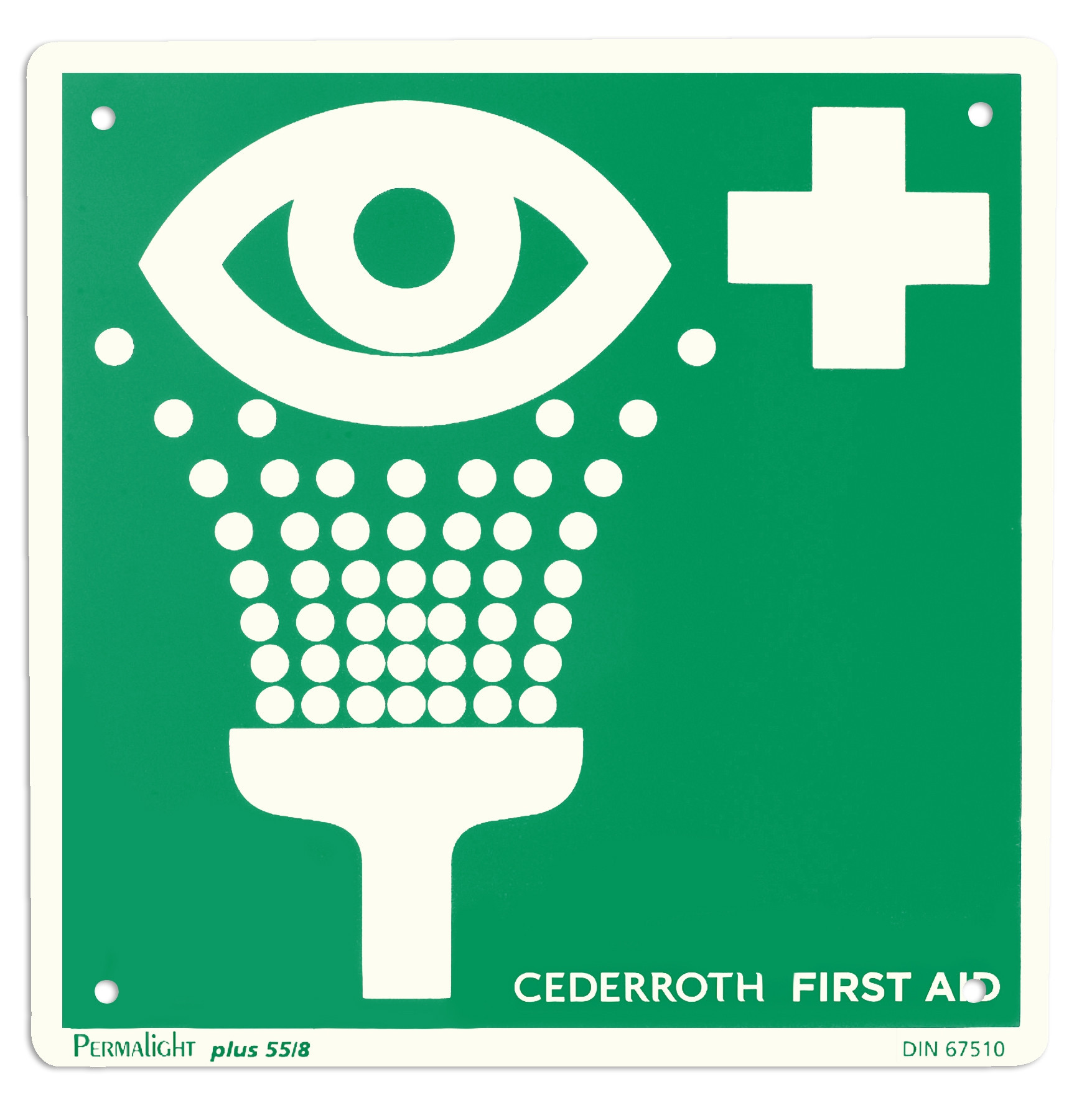 BildeCederroth Eye wash station Sign