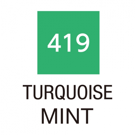 ZIG Clean Color Real Brush 419 Turkis mynte