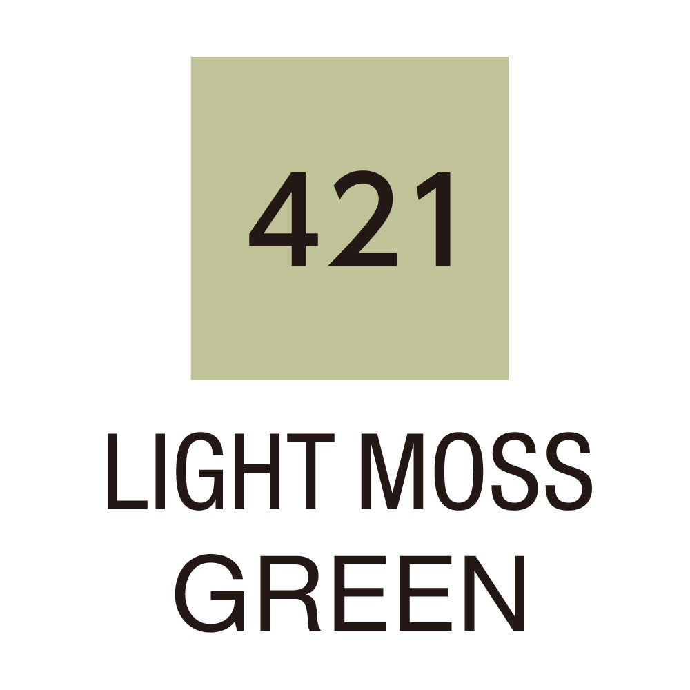 ZIG Clean Color Real Brush 421 Lys mosegrnn