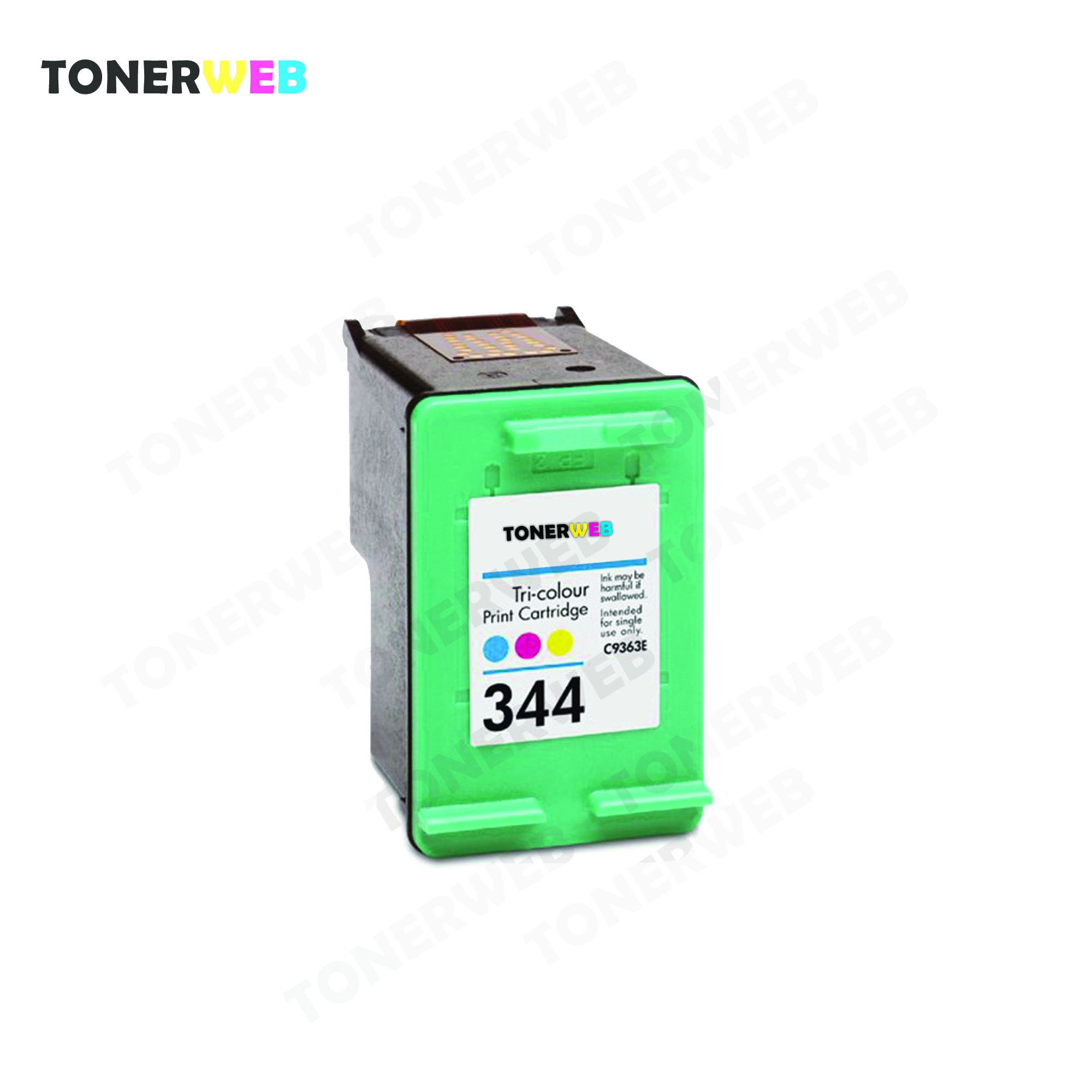 Blekkpatron, erstatter HP 3-Farge 344 (18 ml)