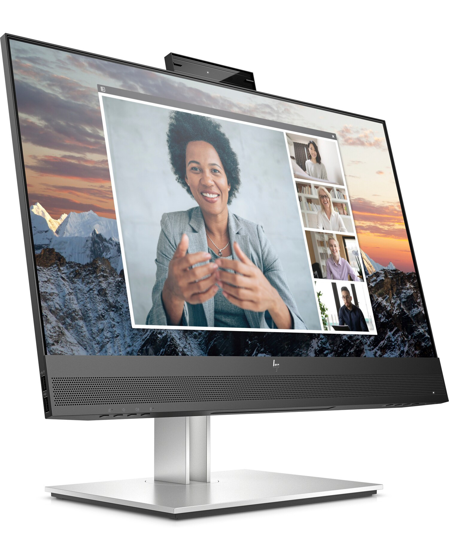 24'' HP Monitor E24m FHD USB-C dock. Conf. Monitor, Black/Si