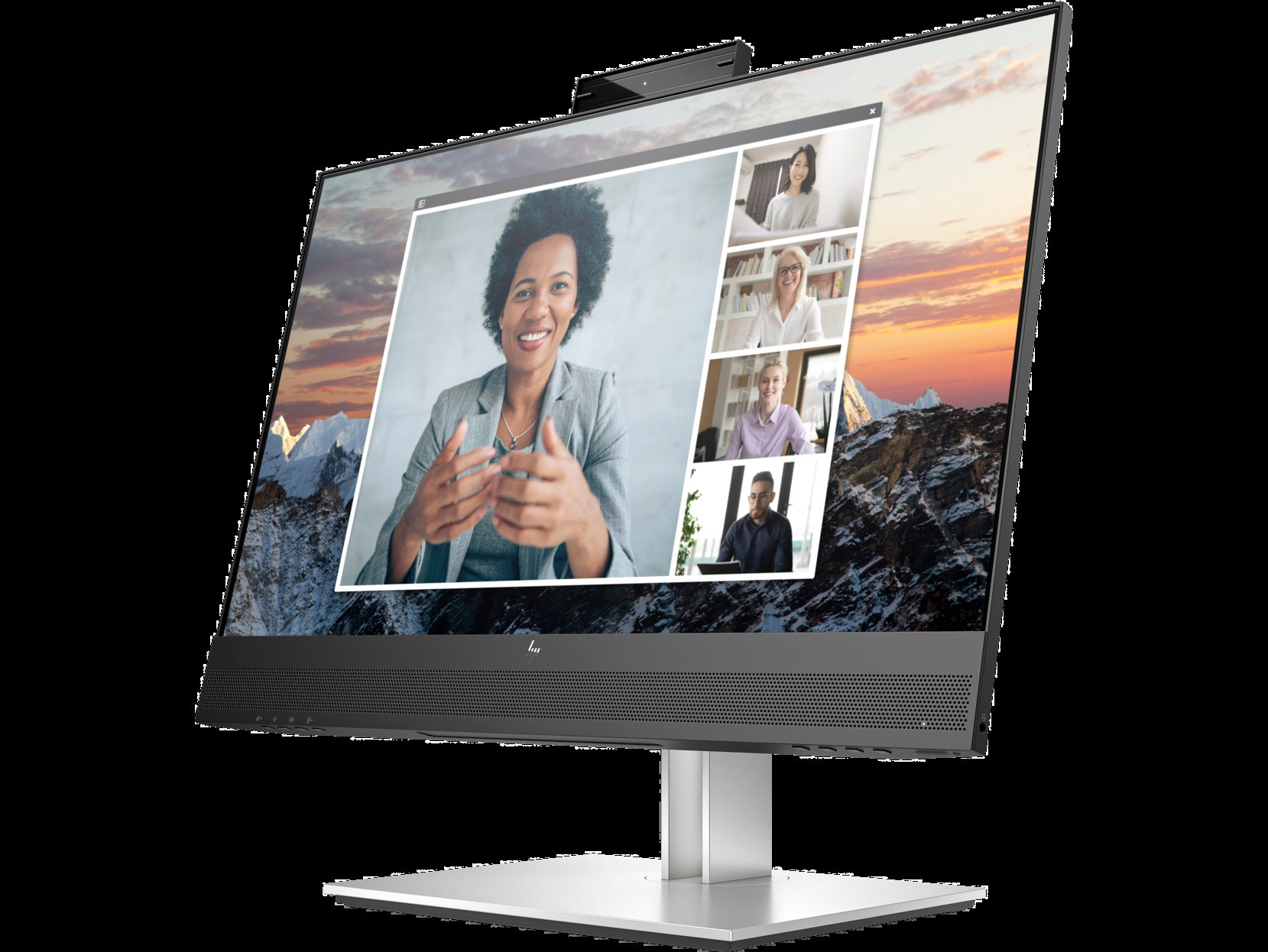 24'' HP Monitor E24m FHD USB-C dock. Conf. Monitor, Black/Si