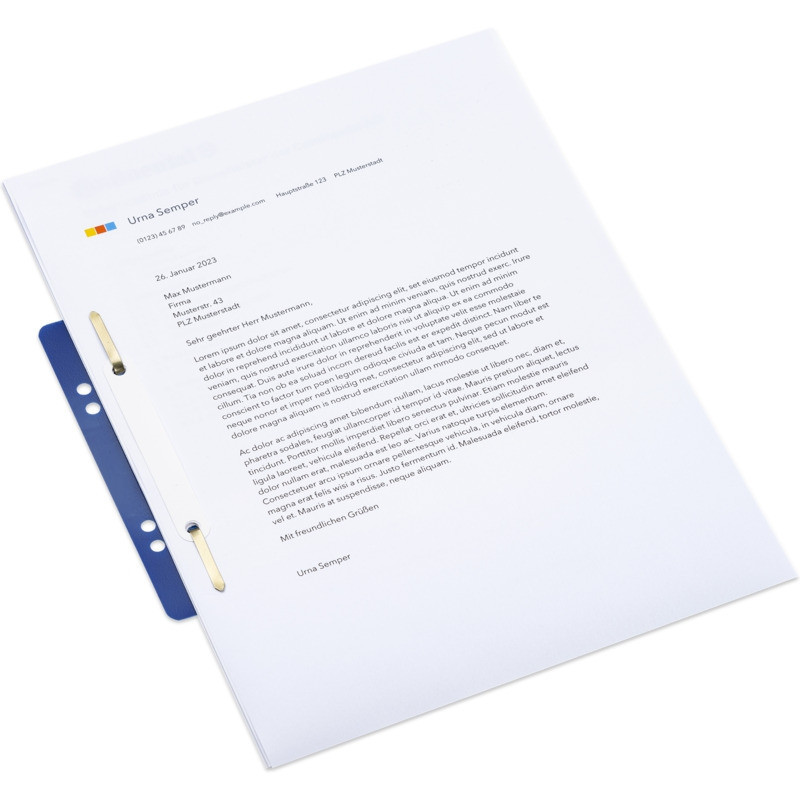 BildeELBA Letter Fastener Blue 25-pack