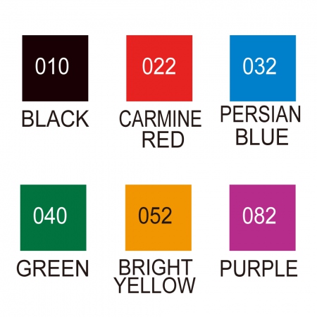 ZIG Akvarellpenn Clean Color Real Brush 6-sett