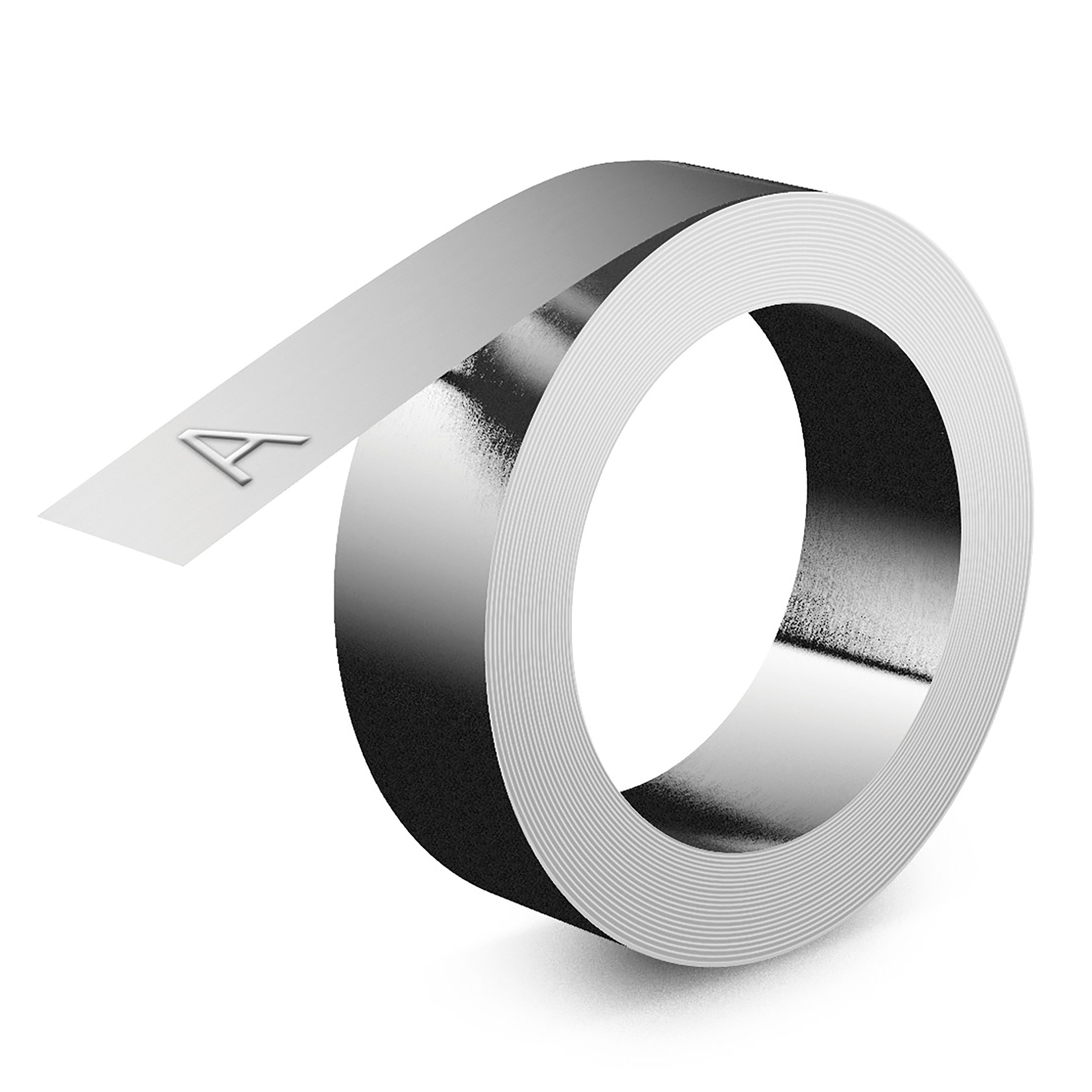 Dymo Teip Rhino 12mmx4,8m Ikke klebende alu