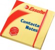 Esselte Contacta Notes 75x75mm gul 