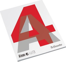 BildeEsselte Limt blokk A4 Ulinjert 60g 100 ark