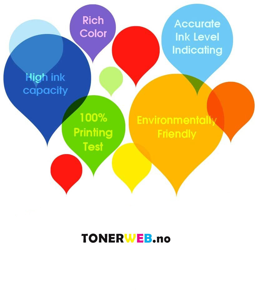 Epson Blekkpakke (T0801,T0802,T0803,T0804,T0805,T0806) (13 ml) - Erstatter T0807