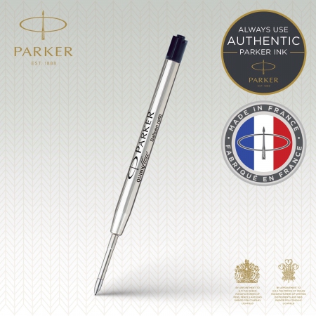 Parker kulepenn refill Quinkflow M svart blister