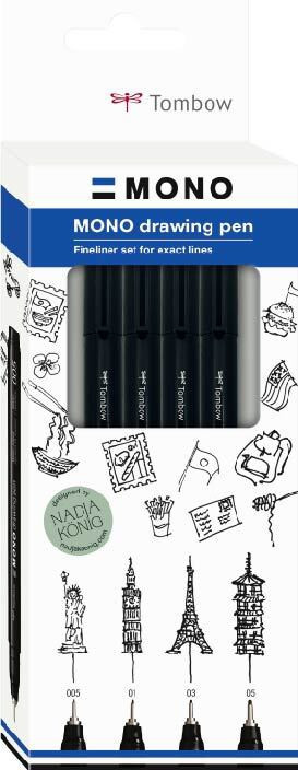 BildeTombow Fineliner MONO drawing set Bold (4)