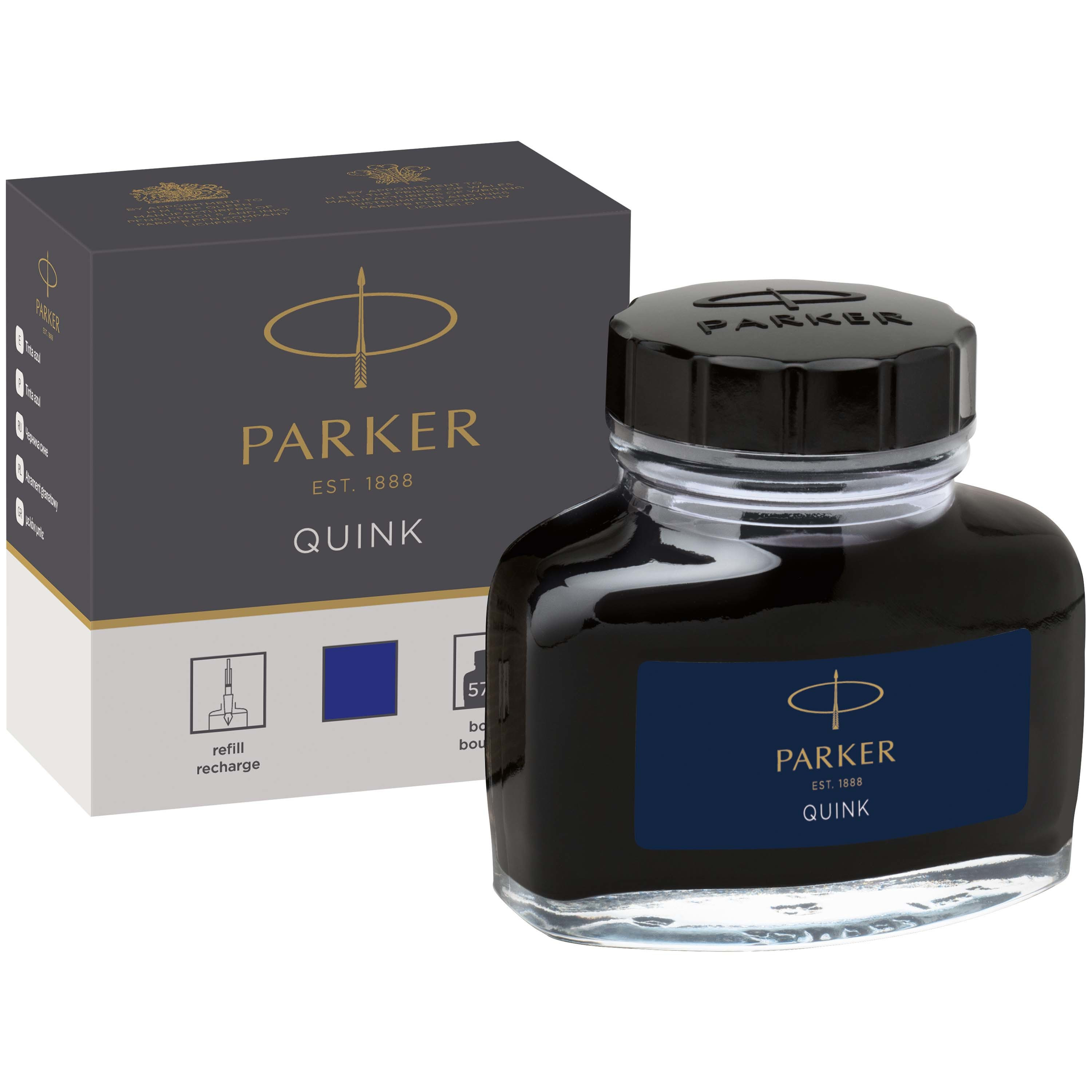 Parker blekk Quinkflow M 57ml bl