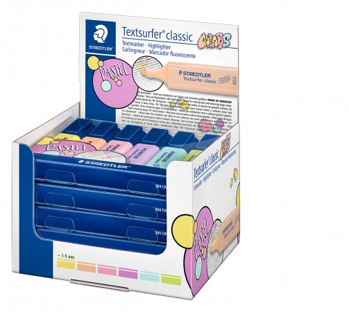 Overstrykningspenn Textsurfer assortert (6)