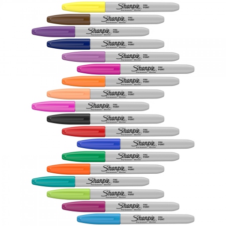 Marker Sharpie fine 1,0mm ass (20)