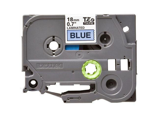 Brother TZe tape 18mmx8m black/blue