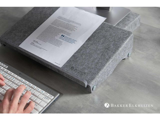 Q-doc 515 Circular Document Holder Grey