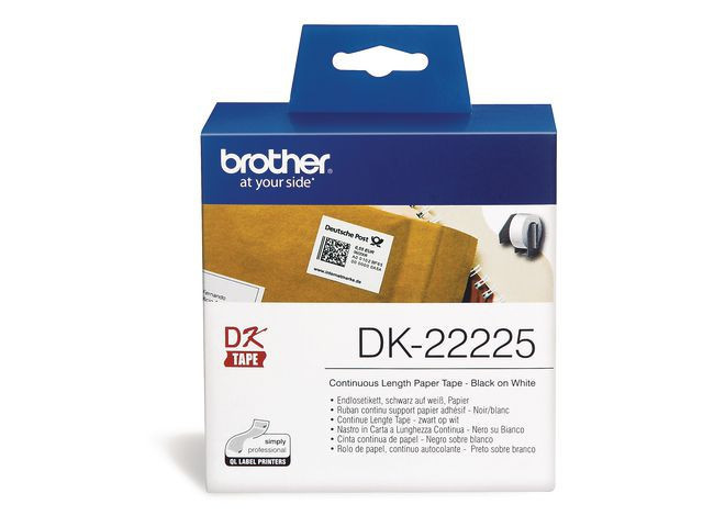 Brother Taperull i papir lpende lengde, 38mm bred