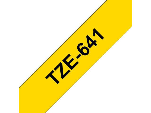 TZeS tape 18mmx8m strong black/yellow