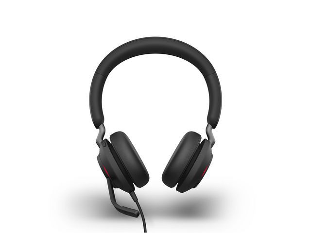 Jabra Evolve2 40 USB-A Headset, Black (Duo)