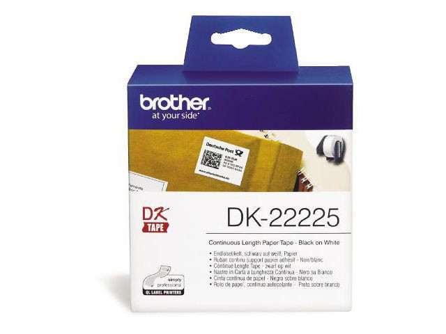 Brother Taperull i papir lpende lengde, 38mm bred