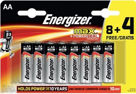 BildeEnergizer MAX AA/LR6 (8+4 pack)