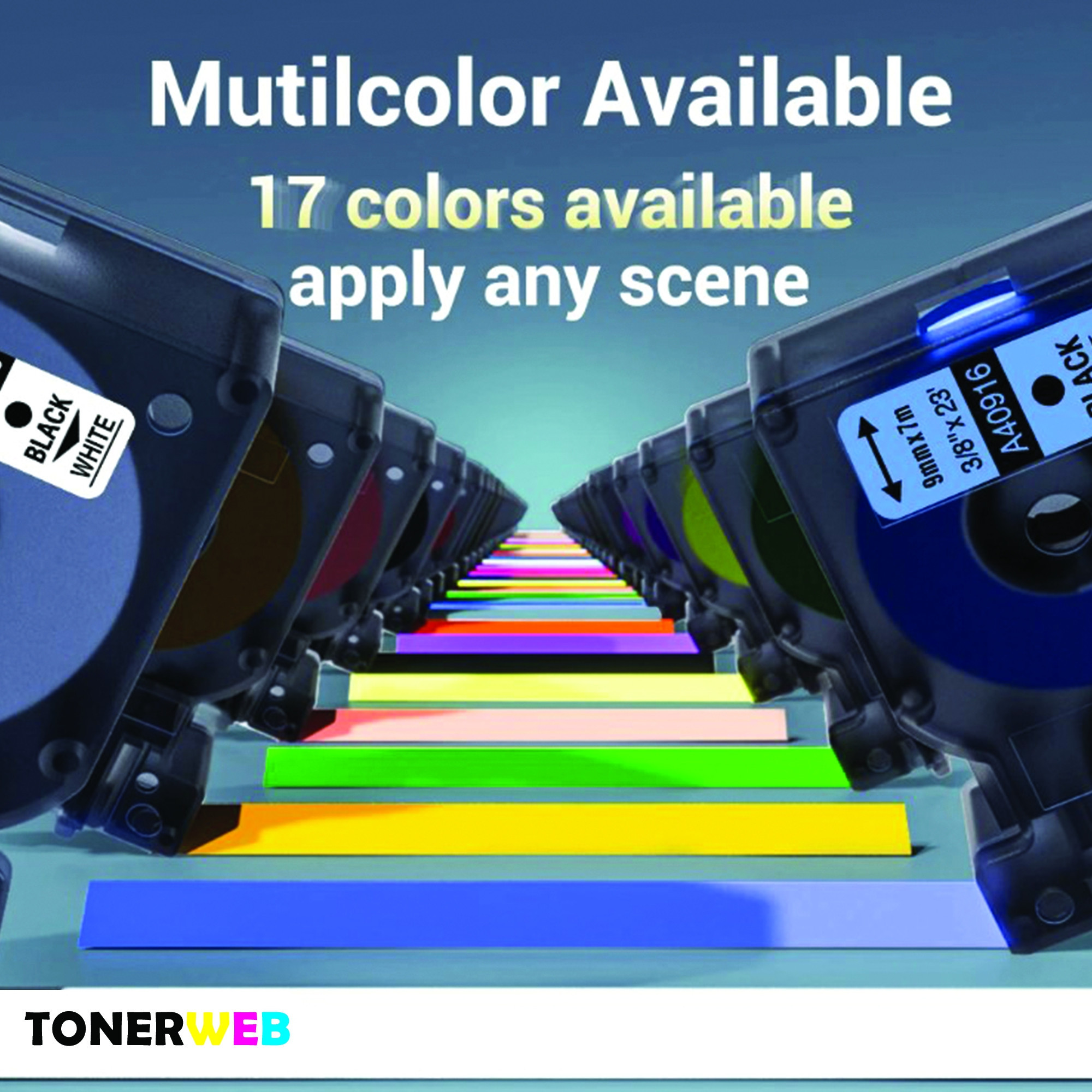 Brother Tape, erstatter Brother P-Touch TZ-631 Sort På Gul 12mm (8m)