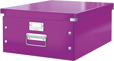 BildeLeitz Oppbevaringsboks Click&Store L WOW lilla