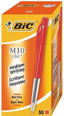 BildeBIC Kulepenn M10 Clic M rd (50)
