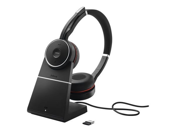Jabra Evolve 75 SE UC Stereo, USB-A, W. Stand