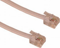 BildePhone Cable RJ11-RJ11, White (5m)