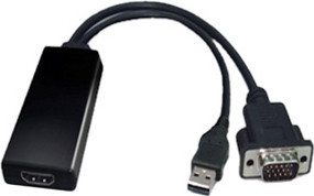 BildeVGA+Audio to HDMI Converter, White