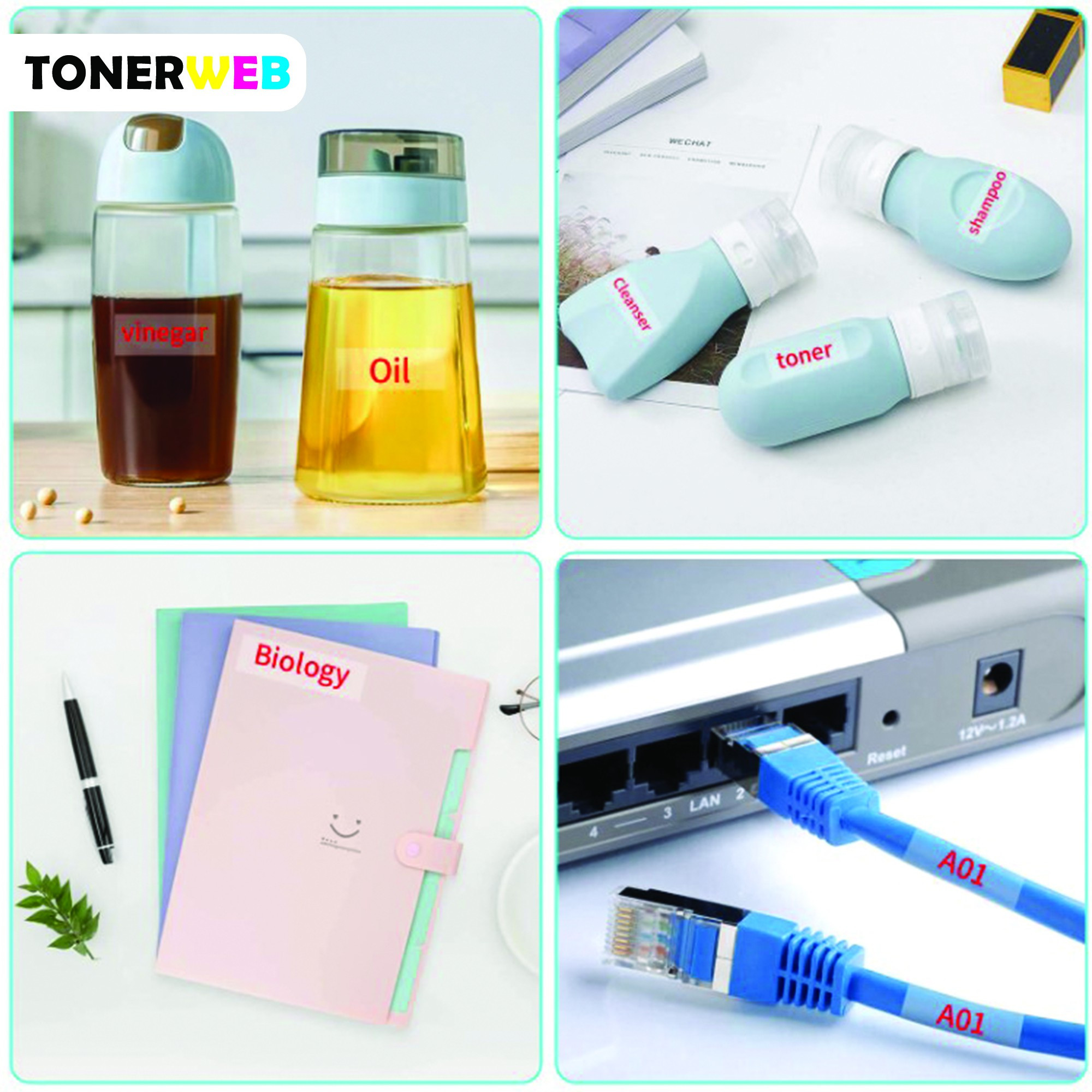 DYMO Tape D1 12mm x 7m sort/klar S0720500 - Erstatter 45010