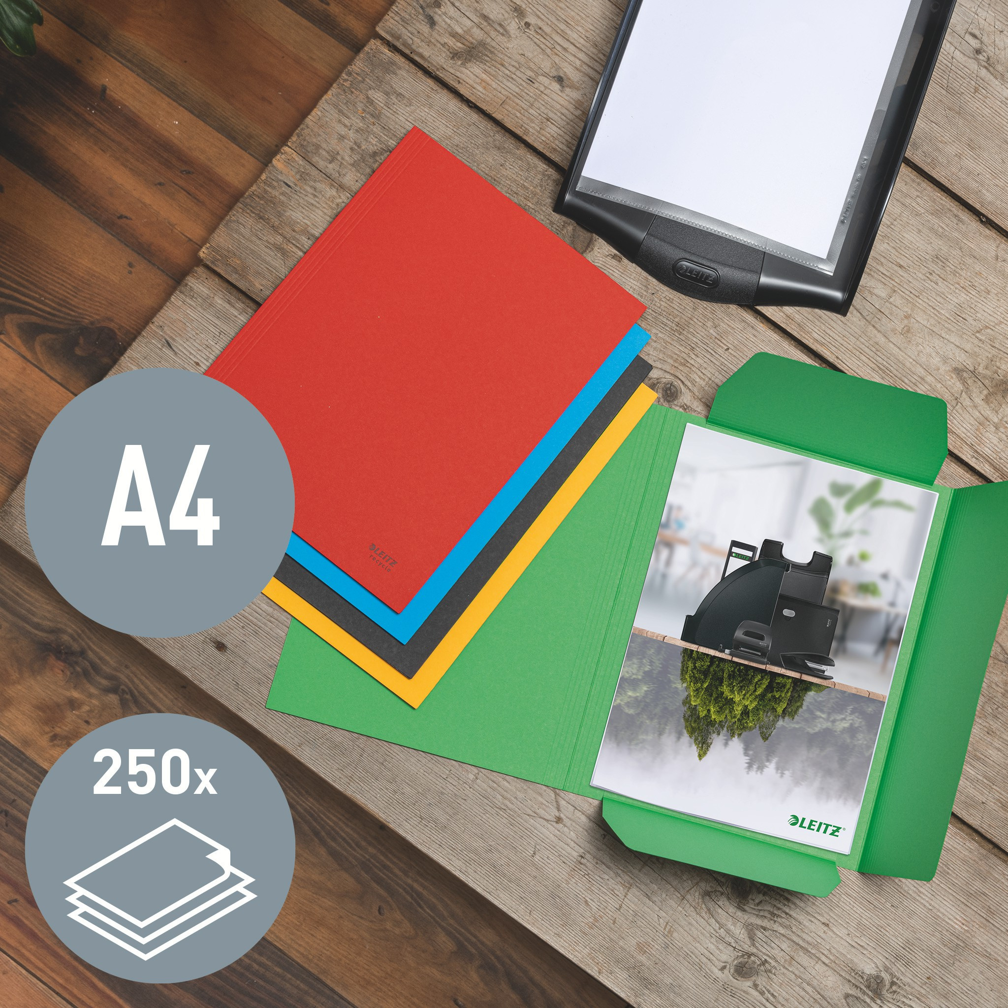 Klaffmappe Leitz Recycle kartong Grnn