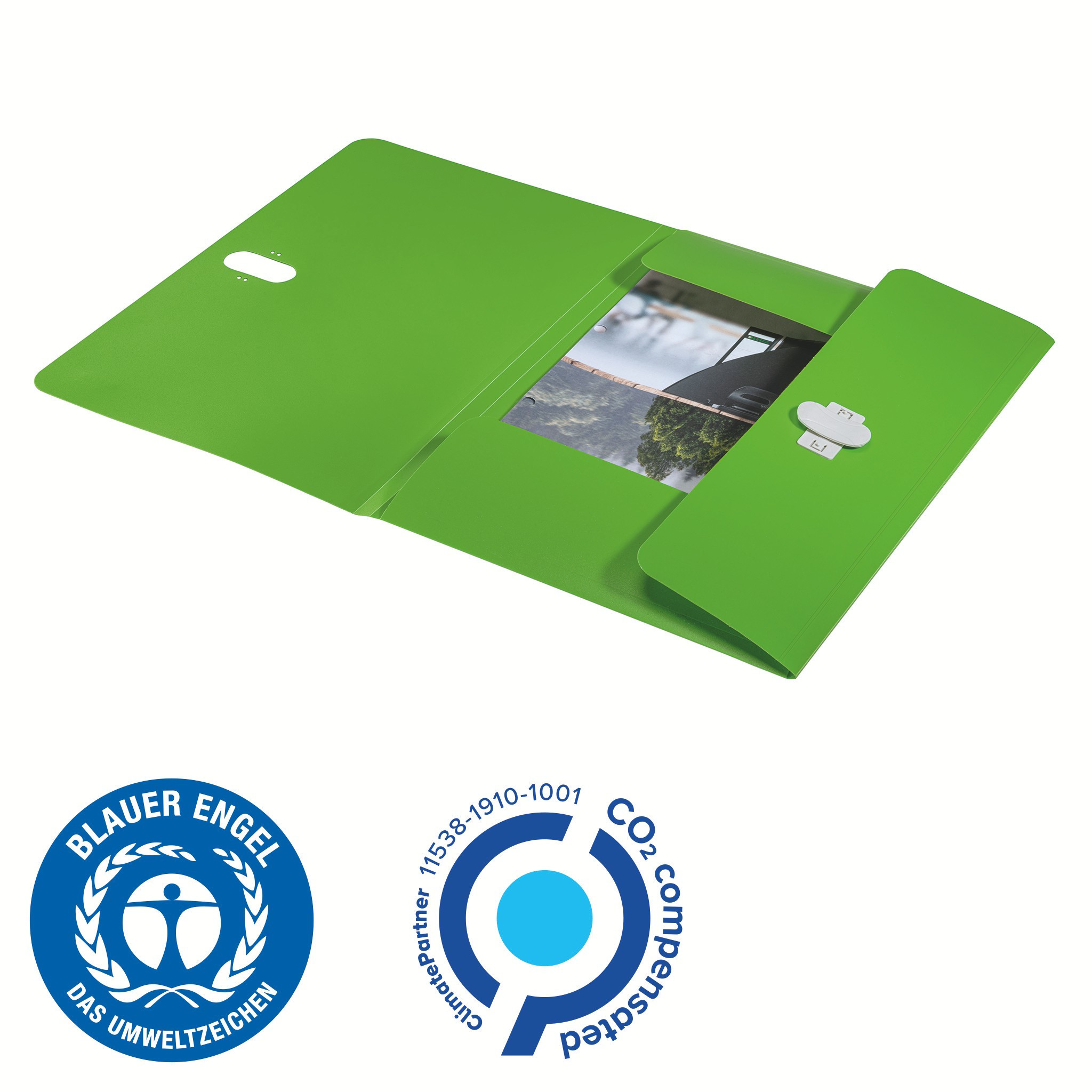 Klaffmappe Leitz Recycle PP Grnn