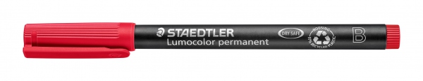 STAEDTLER Universal pen Lumocolor perm B red