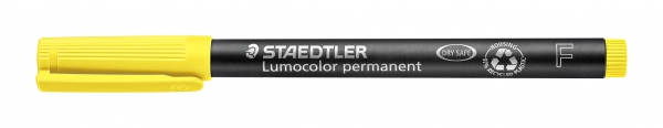 STAEDTLER Merkepenn Lumocolor Perm. 0,6mm gul