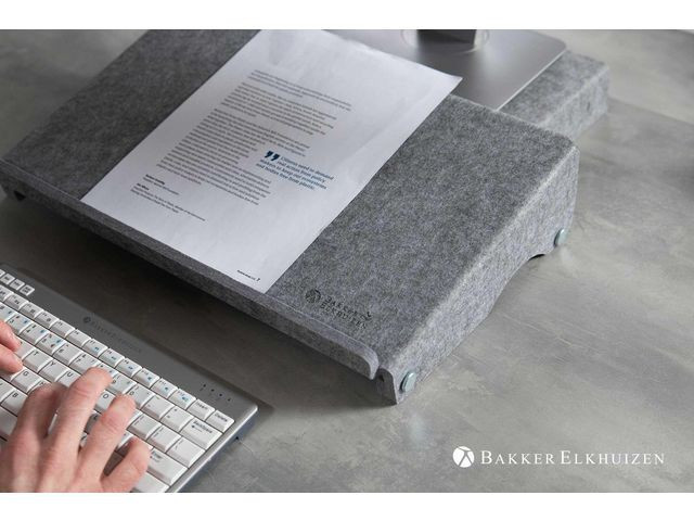 Q-doc 515 Circular Document Holder Grey
