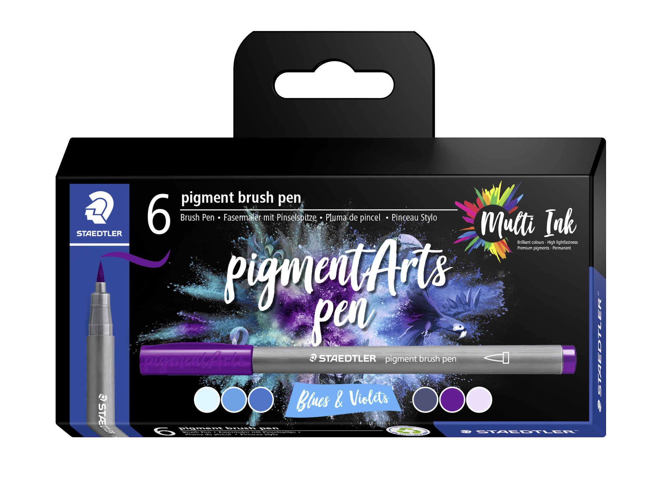 BildeBrush penn Pigment Arts ass bl/violet (6)