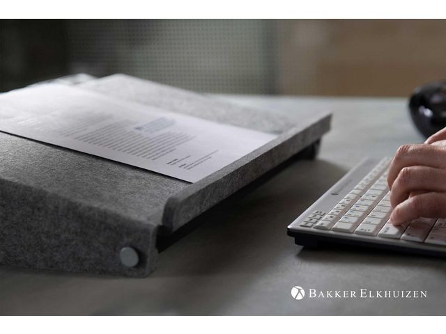 Q-doc 515 Circular Document Holder Grey